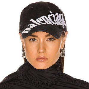 NWOT Balenciaga Diagonal Hat in Black & White